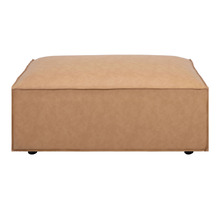 Russo Faux Leather Ottoman